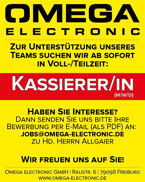 Holen Sie sich Ihren Favoriten Omega electronic GmbH online..